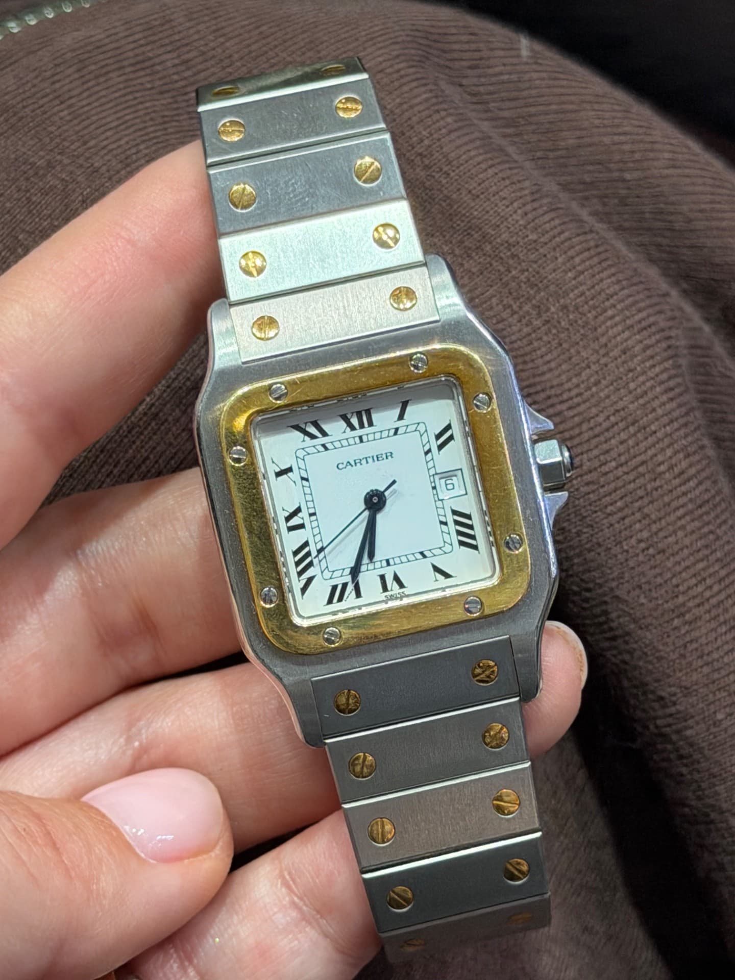 Cartier santos 2961 two tone 29 MM