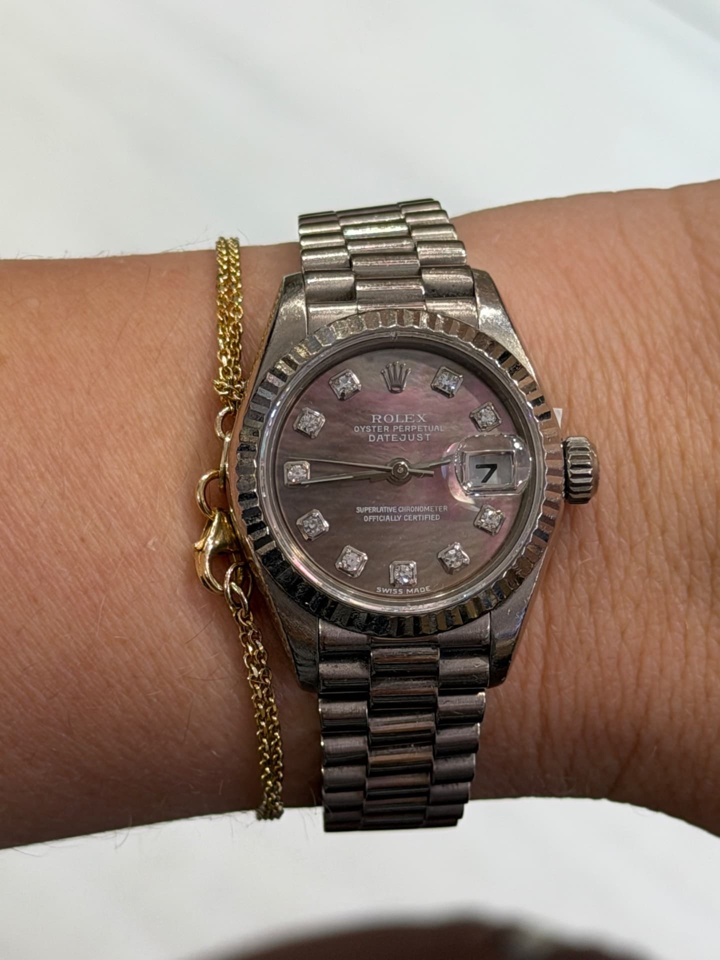 Datejust White Gold 69179 - MOP dial